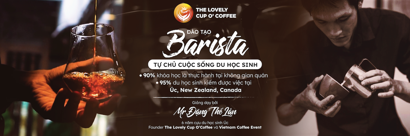 Upper Latte Art Việt Nam – Nâng cao kỹ thuật Latte Art cùng chuyên gia trong 8 buổi học